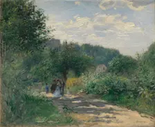 A Road in Louveciennes, ca. 1870. Creator: Pierre-Auguste Renoir