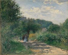 A Road in Louveciennes, ca. 1870. Creator: Pierre-Auguste Renoir