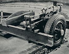 A roadster tyre under test 1937