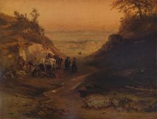 A Rocky Gorge, with Figures and Horses 1848, (1938)