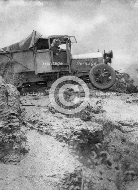 A rocky road, Abercorn to Tukuyu, Tanganyika, 1925 (1927). Artist: Thomas A Glover