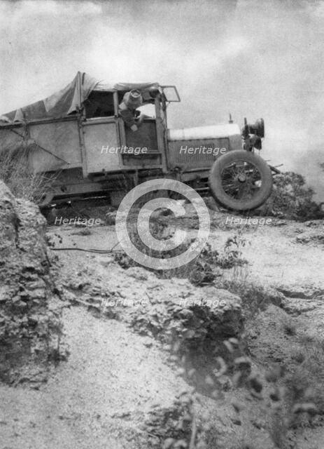 A rocky road, Abercorn to Tukuyu, Tanganyika, 1925 (1927). Artist: Thomas A Glover