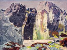 A Rocky Shore, 1900-1924. Creator: John Duncan
