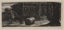A Rolling Stone Is Ever Bare of Moss, from Thornton's Pastorals of Virgil, 1821. Creator: William Blake