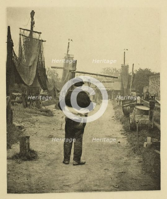A Rope Walk, 1887. Creator: Peter Henry Emerson.
