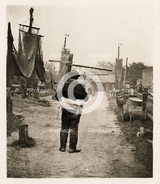 A Rope Walk, 1887. Creators: Peter Henry Emerson, Walter L. Colls.