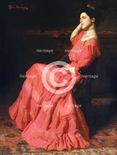 A Rose, 1907. Creator: Thomas Pollock Anshutz.