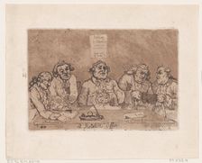 A Rotation Office, June 8, 1774., June 8, 1774. Creator: Thomas Rowlandson