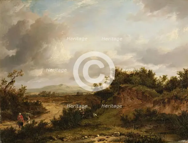 A Rough Road, 1826. Creator: Patrick Nasmyth.