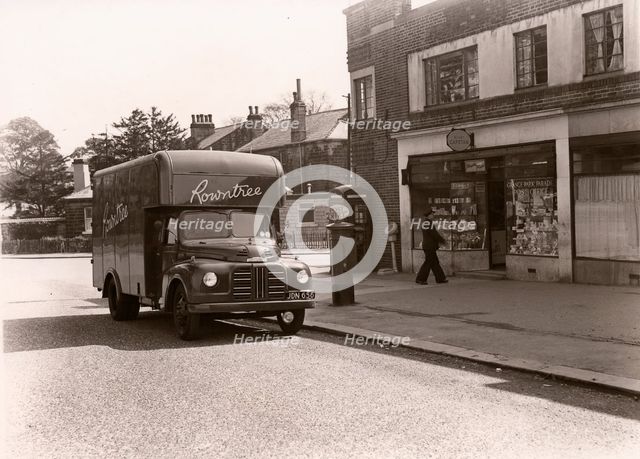 A Rowntree delivery lorry, 1955. Artist: Unknown