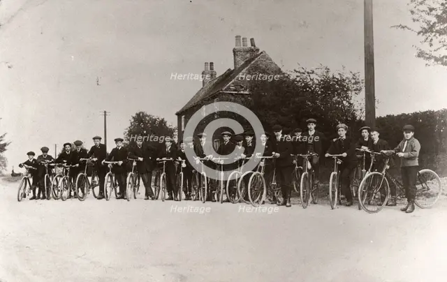 A Rowntree’s Cycling Club outing, 1910. Artist: Unknown