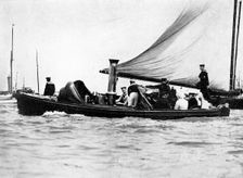 A Royal and Imperial Party at Cowes 1910.Artist: Sport & General