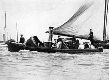 A Royal and Imperial Party at Cowes 1910.Artist: Sport & General