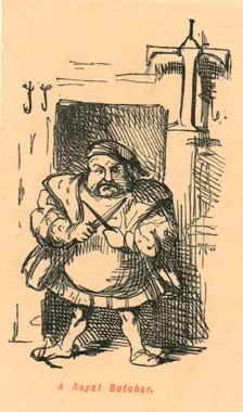 A Royal Butcher 1897. Creator: John Leech