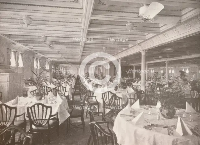 'A Royal Mail Dining Hall', 1914. Artist: Unknown.