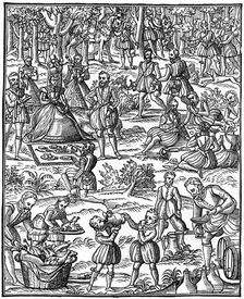 A royal picnic, 1575, (1910)