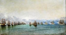 A rumbo, c1895. Creator: Antonio de Caula