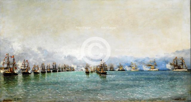 A rumbo, c1895. Creator: Antonio de Caula.