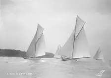 A Run to East Lepe: Ostara Mariska Corona & Octavia 1911. Creator: Kirk & Sons of Cowes
