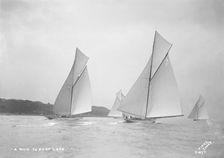 A Run to East Lepe: Ostara Mariska Corona & Octavia 1911. Creator: Kirk & Sons of Cowes