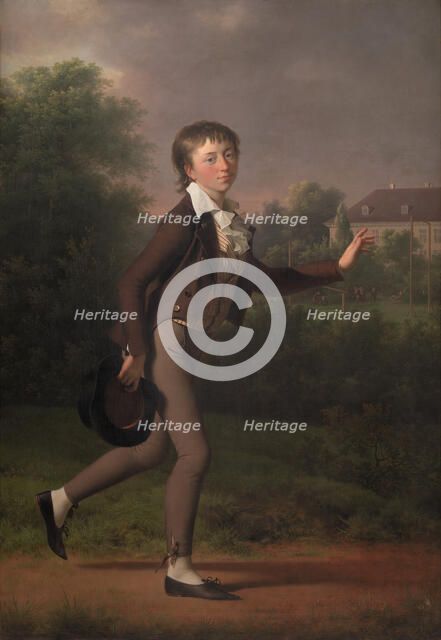 A Running Boy. Marcus Holst von Schmidten, 1802. Creator: Jens Juel.