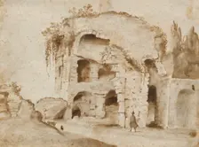 A Ruin On The Palatine Hill, 1630-35. Creator: Claude Lorrain