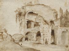 A Ruin On The Palatine Hill, 1630-35. Creator: Claude Lorrain