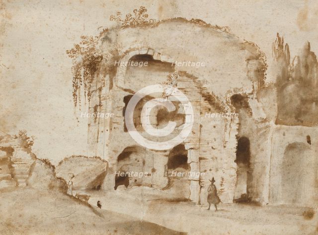 A Ruin On The Palatine Hill, 1630-35. Creator: Claude Lorrain.
