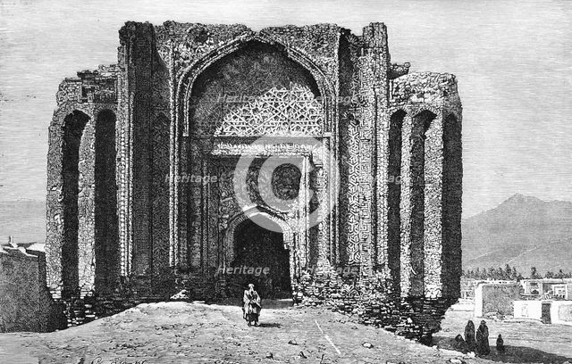 A ruined 14th century mosque, Hamadan, Iran, 1895. Artist: Unknown