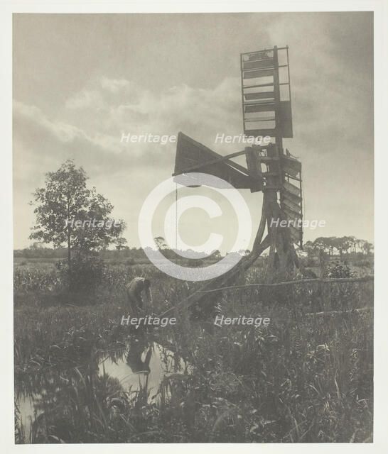 A Ruined Water-Mill, 1886. Creator: Peter Henry Emerson.