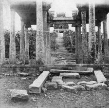 A ruined temple near Madras, India, 1874
