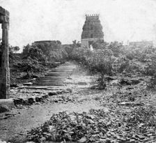 A ruined temple near Madras, India, 1874