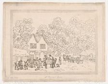 A Rural Halt, 1787., 1787. Creator: Thomas Rowlandson