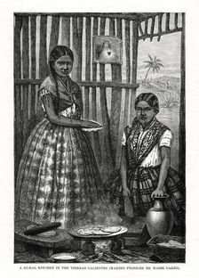 A Rural Kitchen in the Tierras Calientes Mexico, 1877