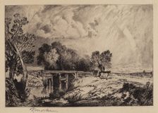 A Rustic Bridge, 1879. Creator: Thomas Moran