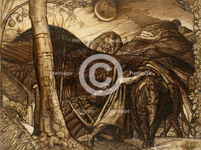 A Rustic Scene, 1825. Artist: Samuel Palmer.