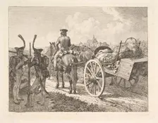 A Russian Mobile Forge, 1815. Creator: Johann Christian Erhard