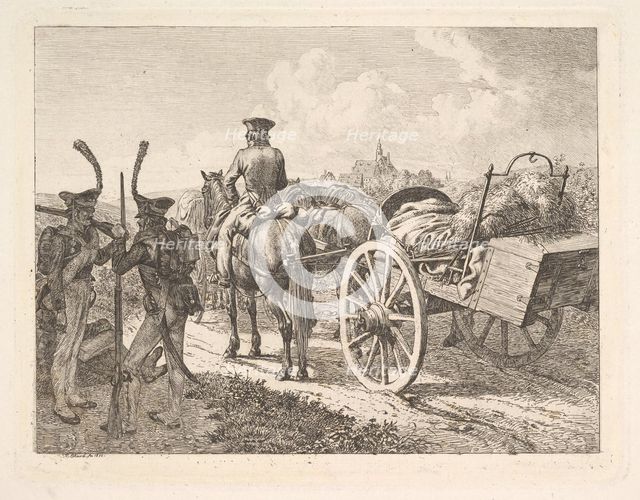 A Russian Mobile Forge, 1815. Creator: Johann Christian Erhard.