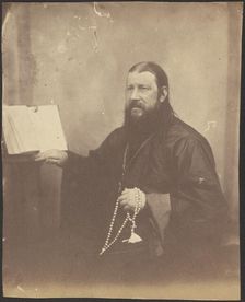 A Russian Orthodox Priest, about 1852. Creator: Unknown