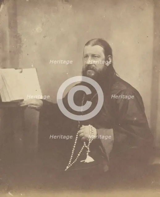 A Russian Orthodox Priest, about 1852. Creator: Unknown.