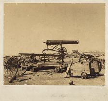 A Russian Cannon. From: Souvenir de la Guerre de Crimee, 1855. Creator: Méhédin, Léon-Eugène (1828-1905)