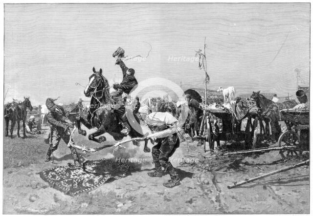 A Russian horse fair, 1894. Artist: Unknown