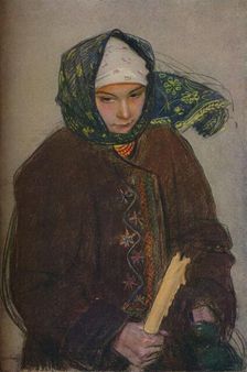 A Ruthenian Peasant Girl c1907. Artist: Theodor Axentowicz