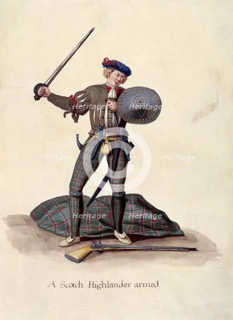 A Scotch Highlander armed, 19th century? Creator: Unknown.