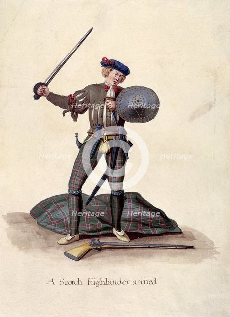 A Scotch Highlander armed, 19th century? Creator: Unknown.