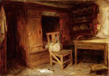 A Scottish Interior - The Box Bed, c1874. Creator: Joseph Farquharson