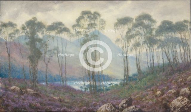 A Scottish landscape, 1886-1939. Creator: Sigismund Christian Hubert Goetze.