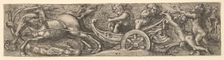A scallop shell chariot, 1654. Creator: William Carter