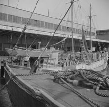 A scene at the Fulton fish market, New York, 1943. Creator: Gordon Parks