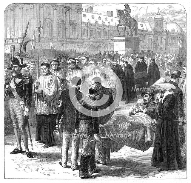 A scene at Versailles, 1871. Creator: Unknown.